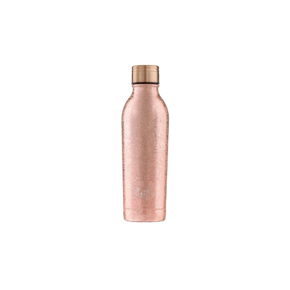 حافظة سوائل للمشروبات الساخنة والباردة روت7 بسعة 500 مل - ذهبي وردي براق